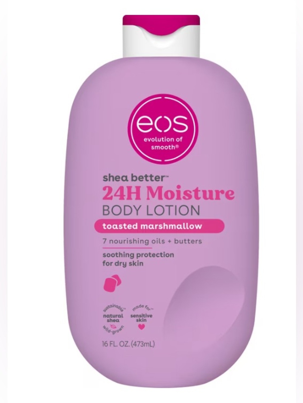 EOS Toasted Marshmallow Body Lotion 16 oz LAST ONE Daily Moisturizer Shea butter